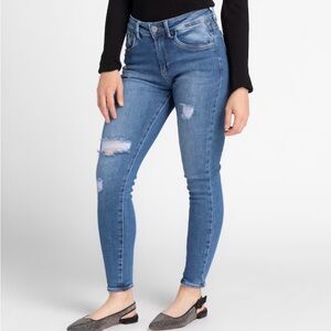 Classic Blue Skinny Jeans for Women